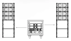 ADAMSON S10 stack line array Compact set