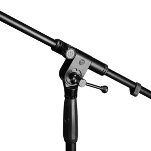 microfoonstatief met driepoot en telescopische hengel